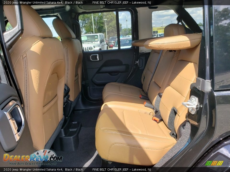 2020 Jeep Wrangler Unlimited Sahara 4x4 Black / Black Photo #6