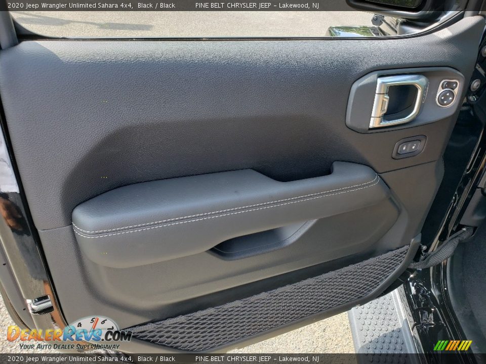 2020 Jeep Wrangler Unlimited Sahara 4x4 Black / Black Photo #8