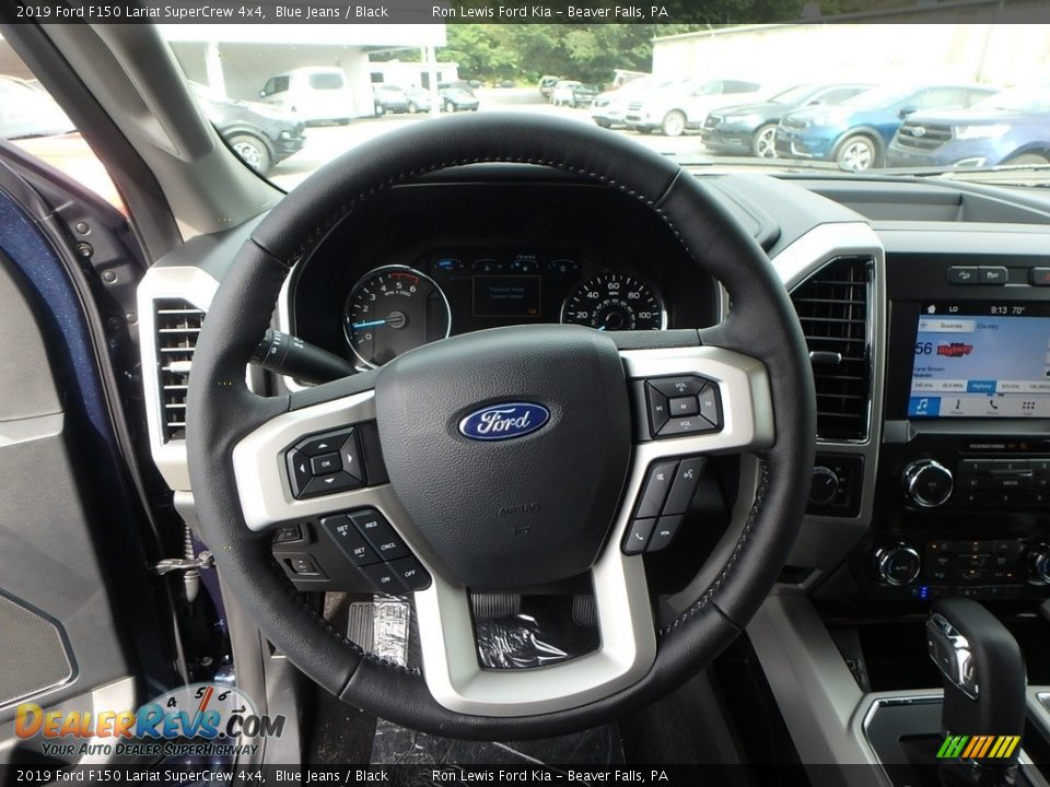 2019 Ford F150 Lariat SuperCrew 4x4 Steering Wheel Photo #17