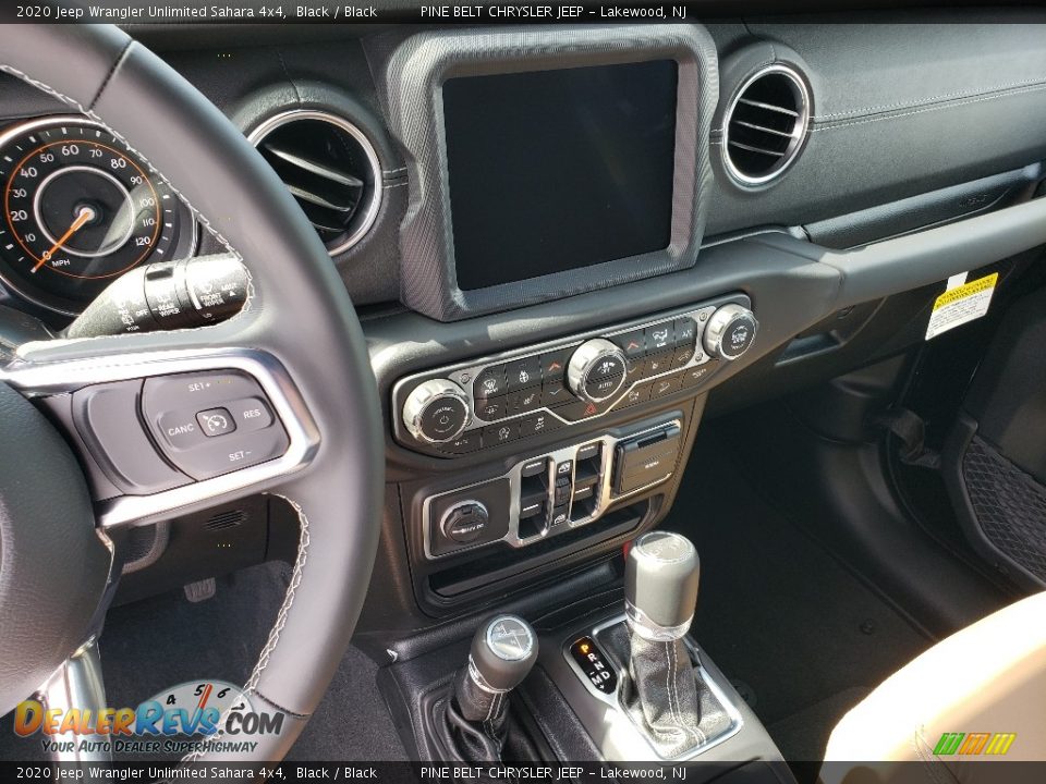 2020 Jeep Wrangler Unlimited Sahara 4x4 Black / Black Photo #10