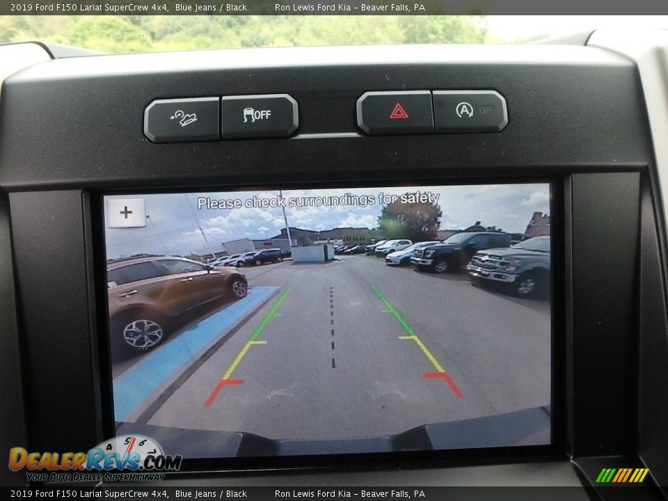 2019 Ford F150 Lariat SuperCrew 4x4 Blue Jeans / Black Photo #20