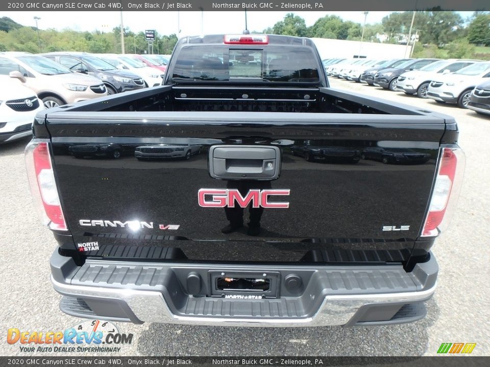 2020 GMC Canyon SLE Crew Cab 4WD Onyx Black / Jet Black Photo #6