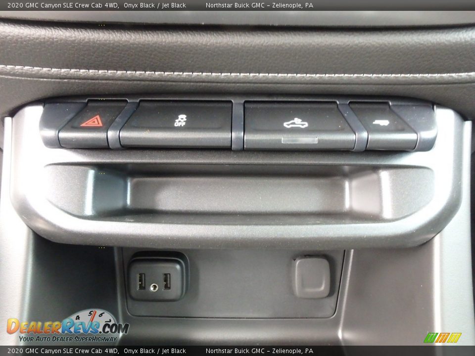 2020 GMC Canyon SLE Crew Cab 4WD Onyx Black / Jet Black Photo #18