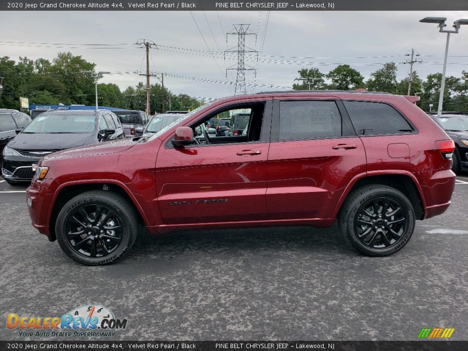 2020 Jeep Grand Cherokee Altitude 4x4 Velvet Red Pearl / Black Photo #3