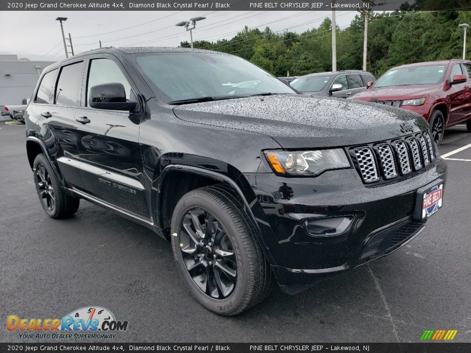 2020 Jeep Grand Cherokee Altitude 4x4 Diamond Black Crystal Pearl / Black Photo #1