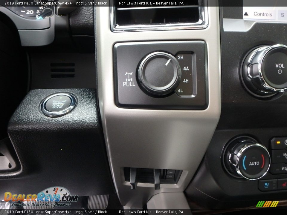 2019 Ford F150 Lariat SuperCrew 4x4 Ingot Silver / Black Photo #17