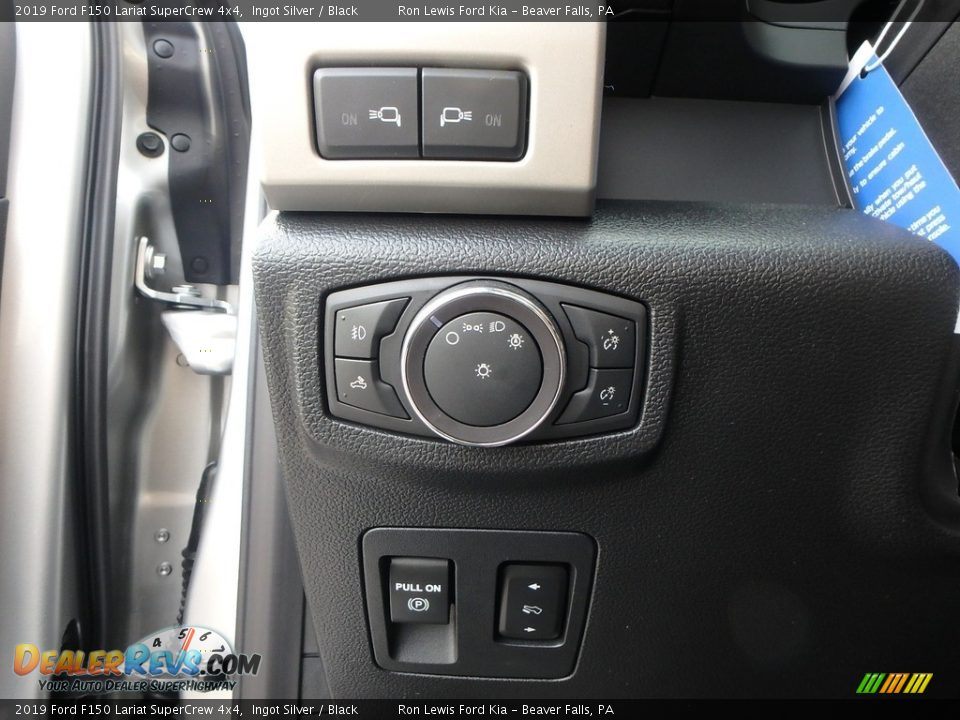 2019 Ford F150 Lariat SuperCrew 4x4 Ingot Silver / Black Photo #20