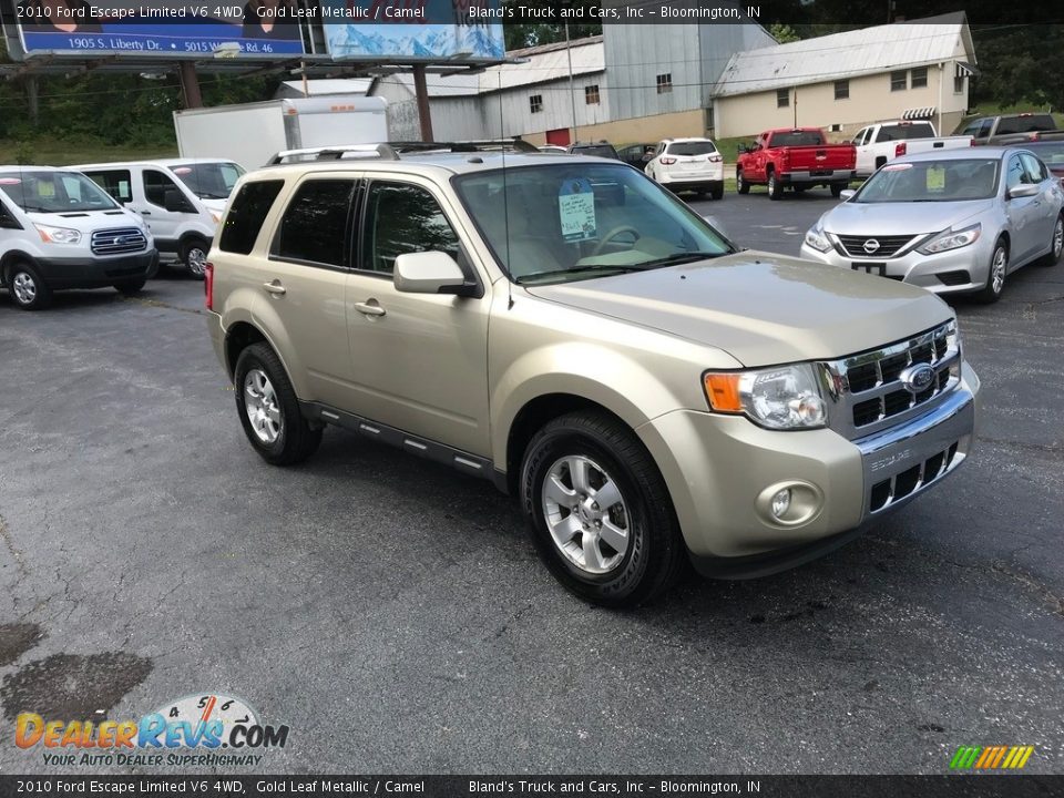2010 Ford Escape Limited V6 4WD Gold Leaf Metallic / Camel Photo #4