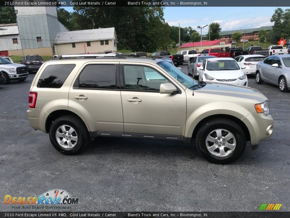 2010 Ford Escape Limited V6 4WD Gold Leaf Metallic / Camel Photo #5