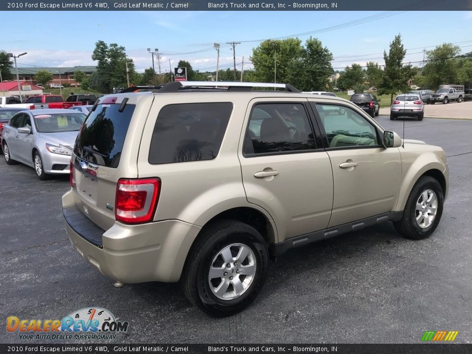 2010 Ford Escape Limited V6 4WD Gold Leaf Metallic / Camel Photo #6