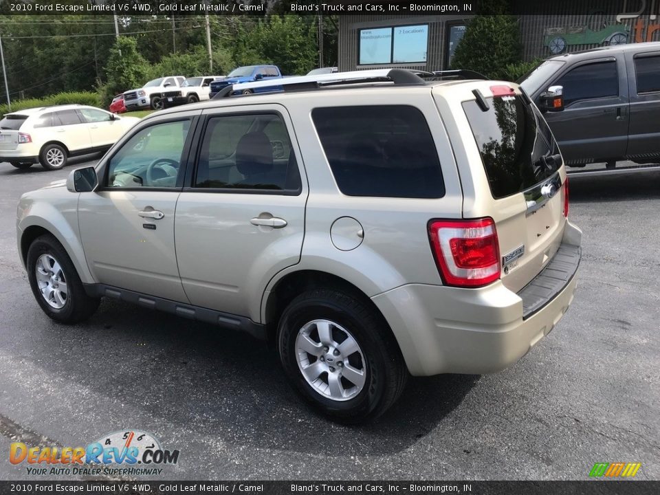 2010 Ford Escape Limited V6 4WD Gold Leaf Metallic / Camel Photo #9