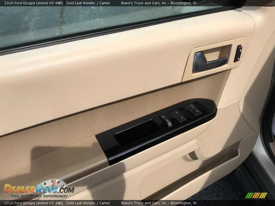 2010 Ford Escape Limited V6 4WD Gold Leaf Metallic / Camel Photo #10