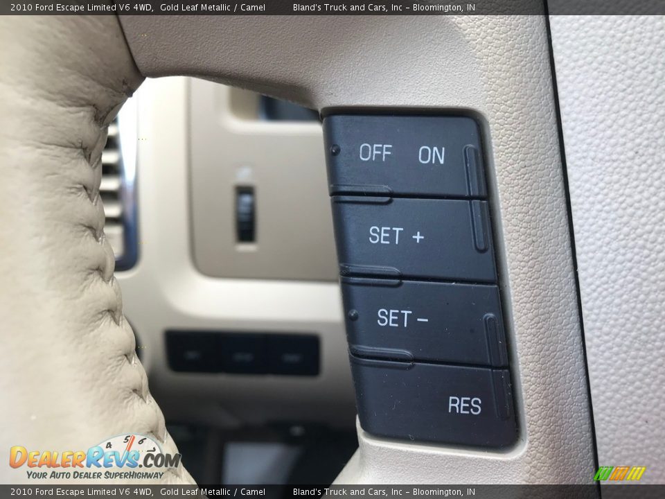 2010 Ford Escape Limited V6 4WD Gold Leaf Metallic / Camel Photo #15