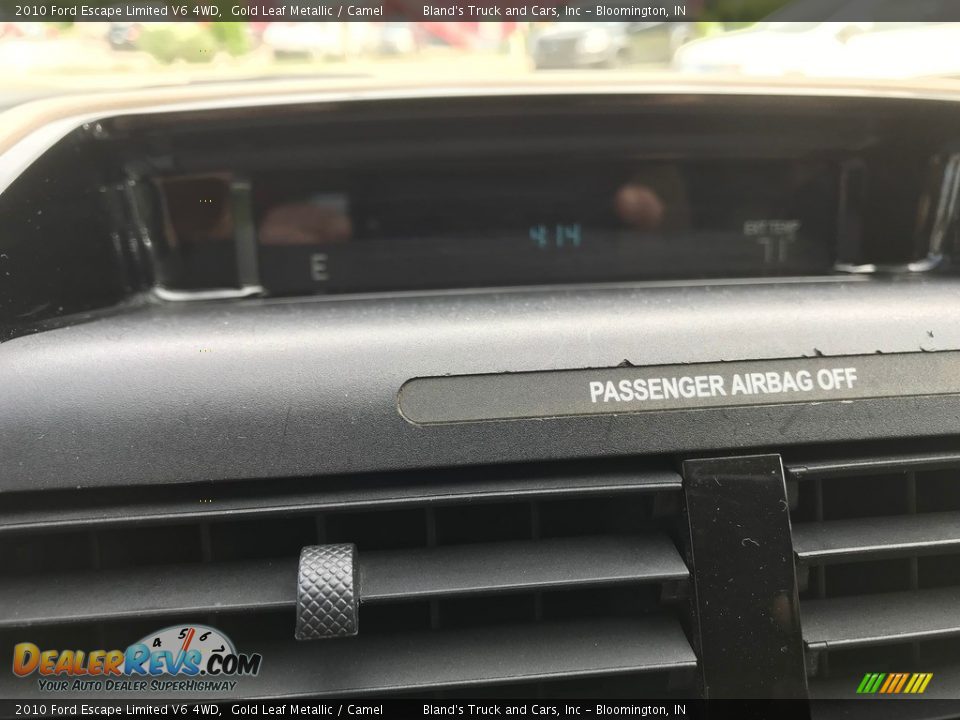 2010 Ford Escape Limited V6 4WD Gold Leaf Metallic / Camel Photo #17