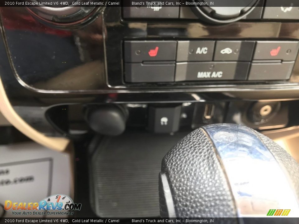 2010 Ford Escape Limited V6 4WD Gold Leaf Metallic / Camel Photo #20