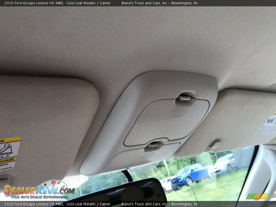 2010 Ford Escape Limited V6 4WD Gold Leaf Metallic / Camel Photo #24