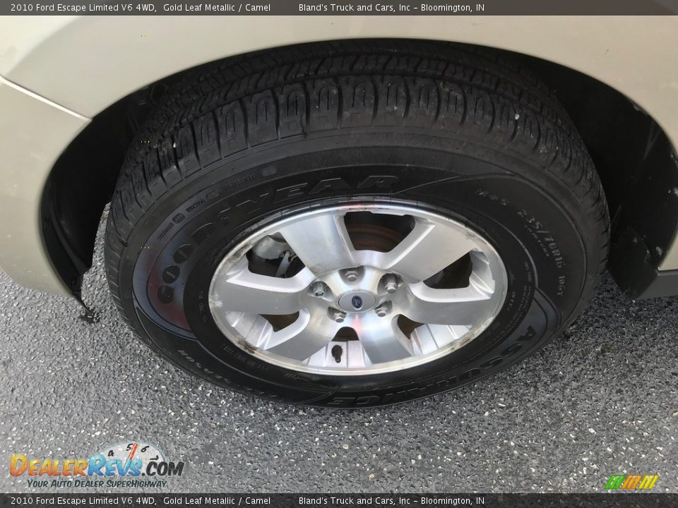 2010 Ford Escape Limited V6 4WD Gold Leaf Metallic / Camel Photo #25