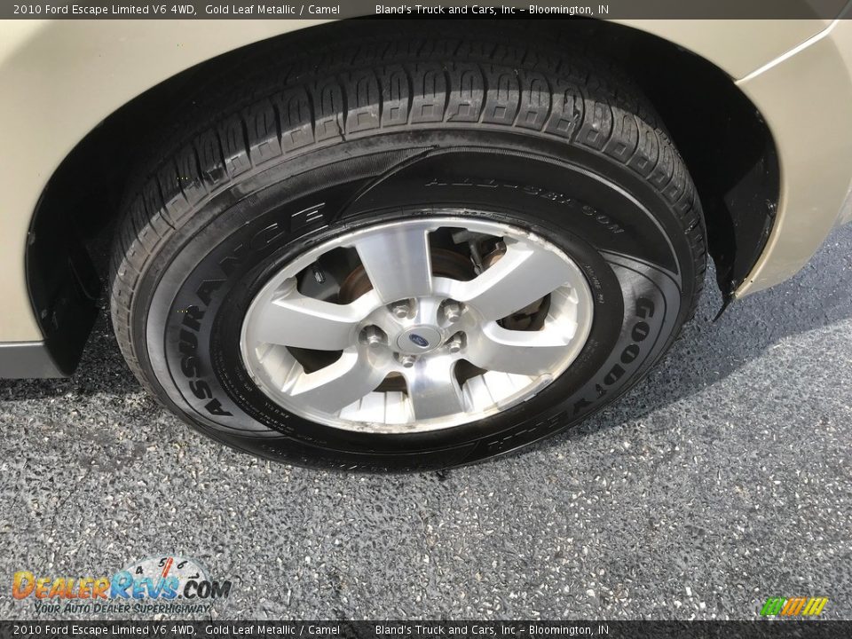 2010 Ford Escape Limited V6 4WD Gold Leaf Metallic / Camel Photo #26