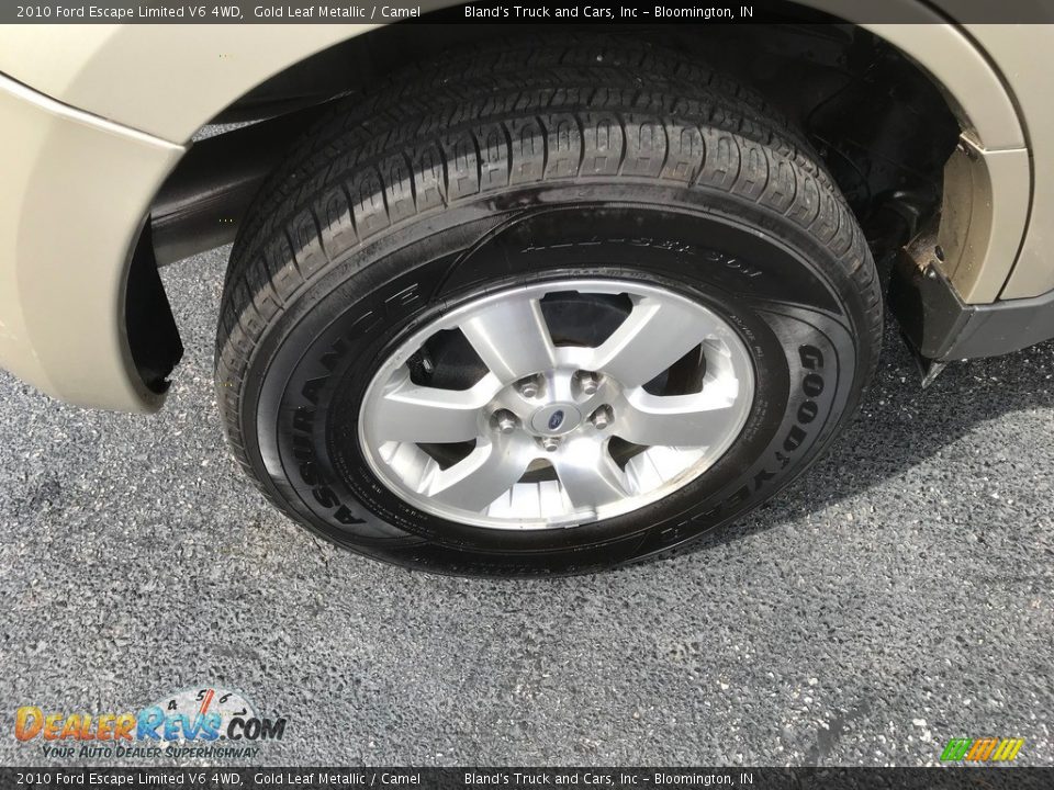 2010 Ford Escape Limited V6 4WD Gold Leaf Metallic / Camel Photo #27