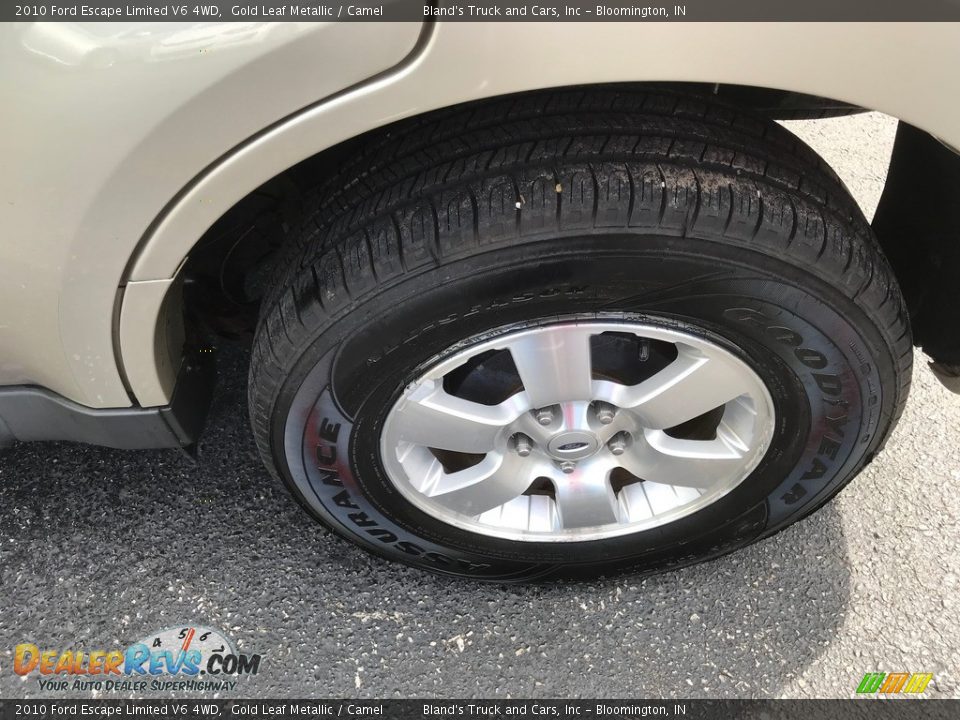 2010 Ford Escape Limited V6 4WD Gold Leaf Metallic / Camel Photo #28