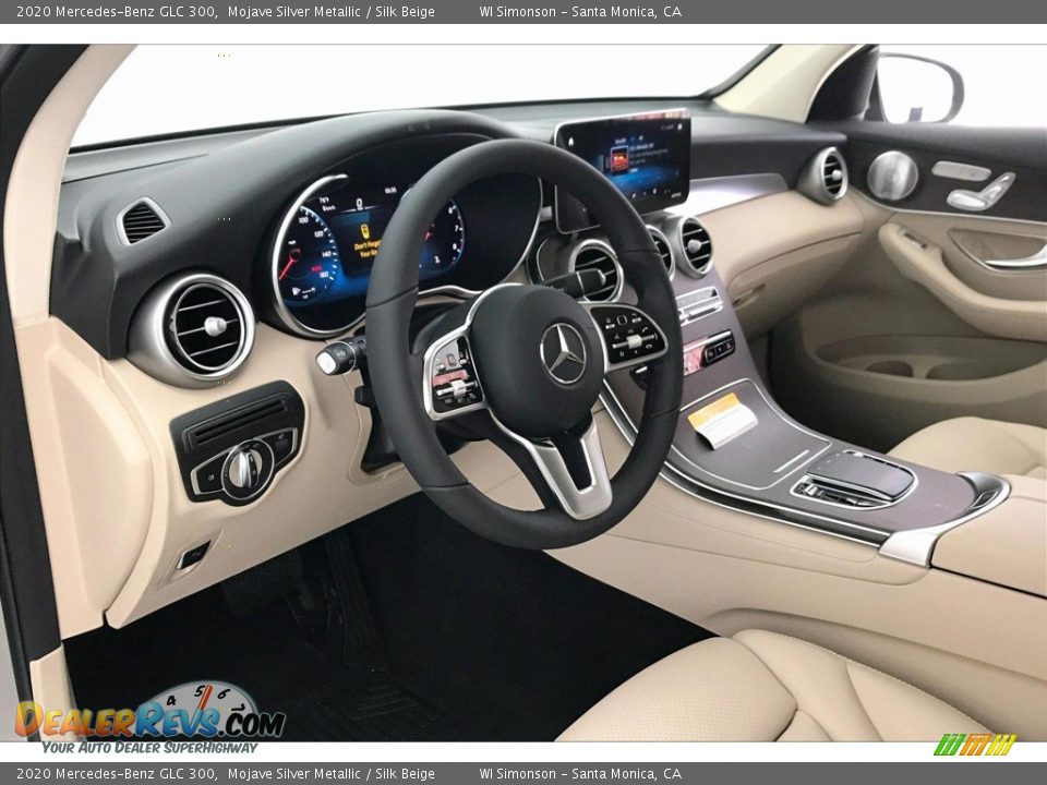 Silk Beige Interior - 2020 Mercedes-Benz GLC 300 Photo #4