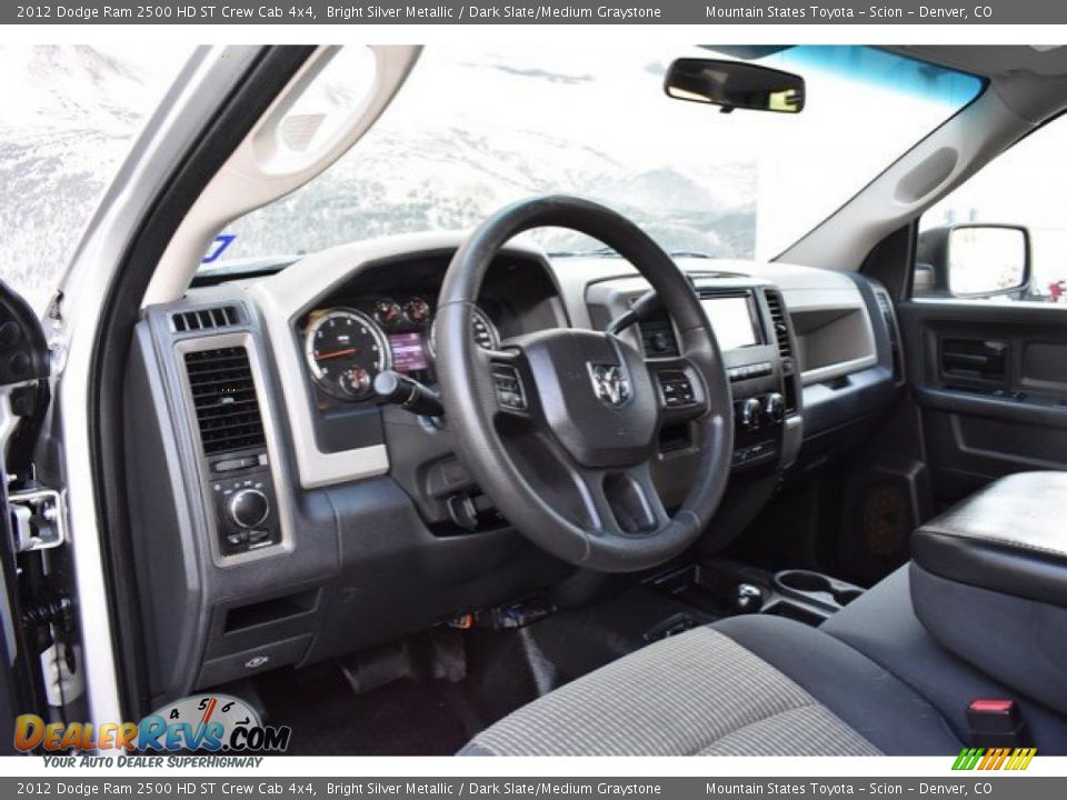 2012 Dodge Ram 2500 HD ST Crew Cab 4x4 Bright Silver Metallic / Dark Slate/Medium Graystone Photo #10