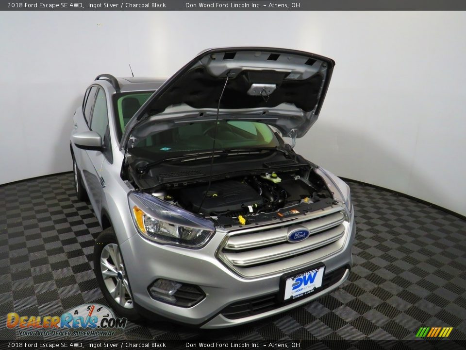 2018 Ford Escape SE 4WD Ingot Silver / Charcoal Black Photo #6