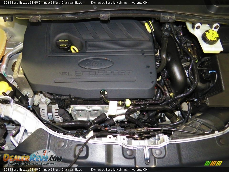 2018 Ford Escape SE 4WD Ingot Silver / Charcoal Black Photo #7