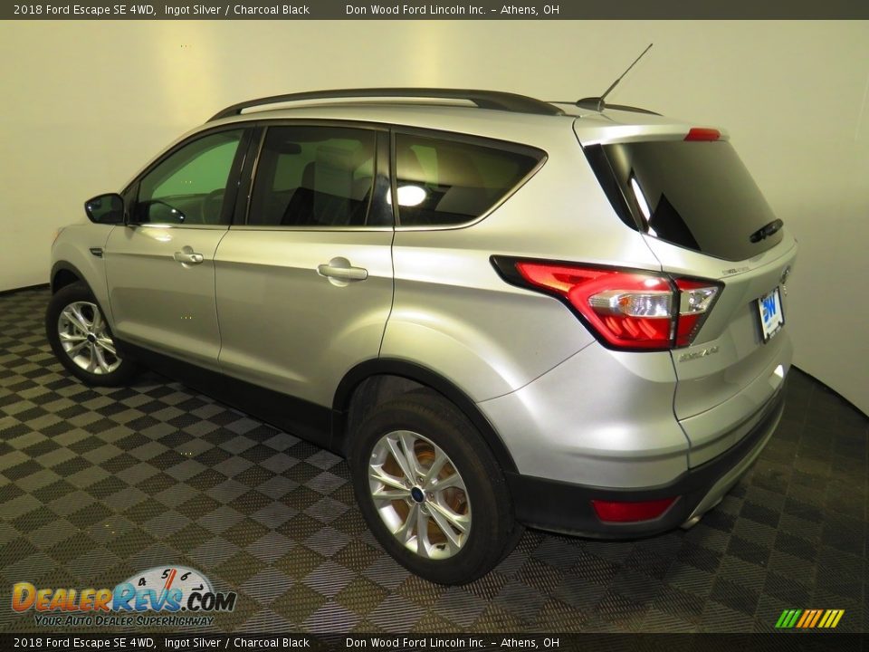2018 Ford Escape SE 4WD Ingot Silver / Charcoal Black Photo #10