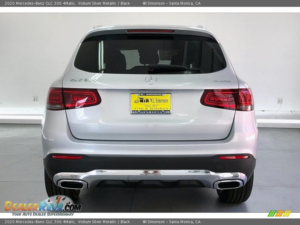 2020 Mercedes-Benz GLC 300 4Matic Iridium Silver Metallic / Black Photo #3
