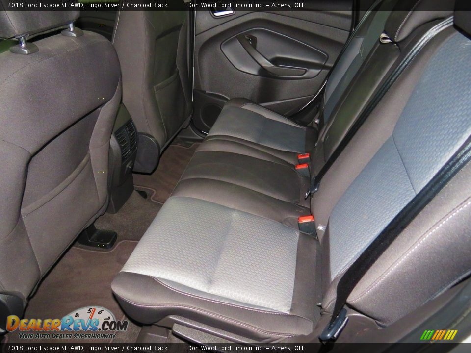 2018 Ford Escape SE 4WD Ingot Silver / Charcoal Black Photo #22