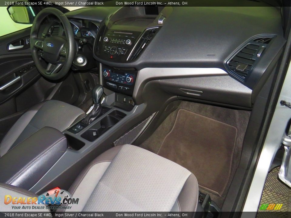 2018 Ford Escape SE 4WD Ingot Silver / Charcoal Black Photo #27
