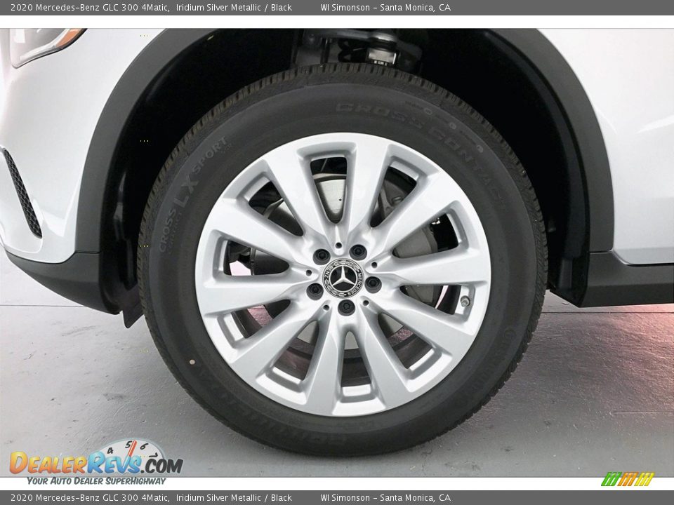 2020 Mercedes-Benz GLC 300 4Matic Iridium Silver Metallic / Black Photo #9
