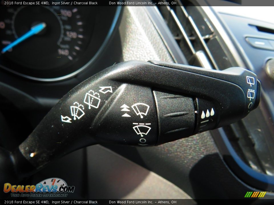 2018 Ford Escape SE 4WD Ingot Silver / Charcoal Black Photo #31