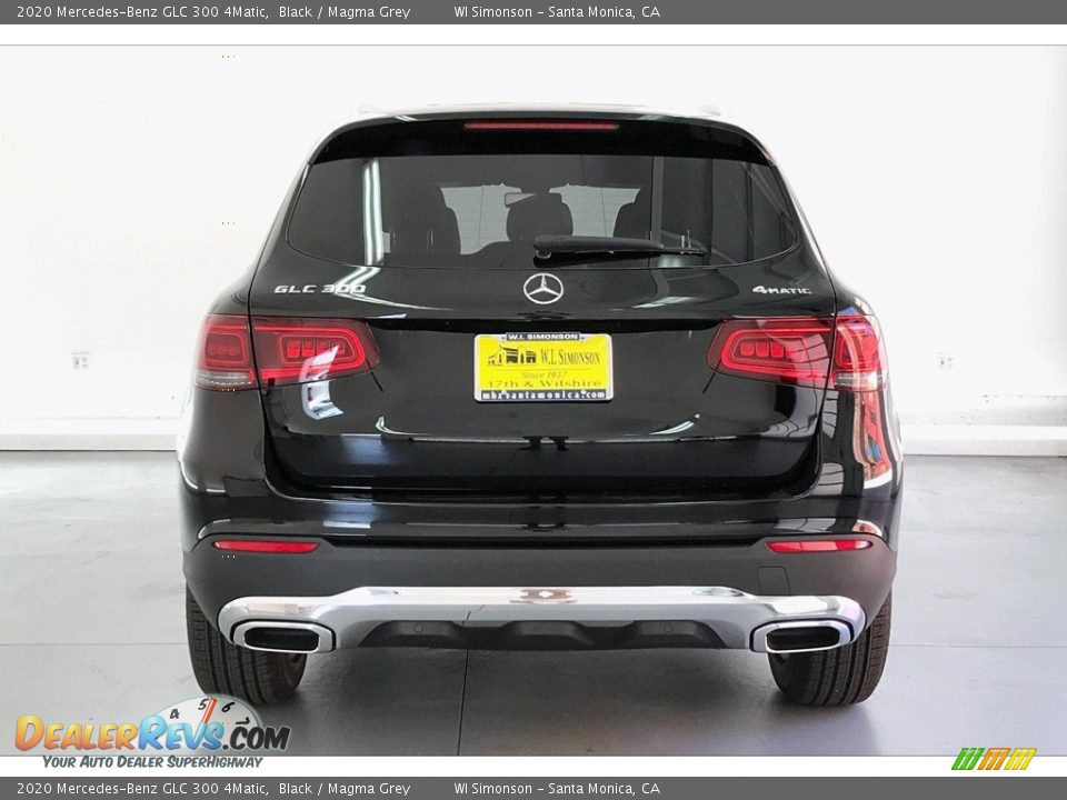 2020 Mercedes-Benz GLC 300 4Matic Black / Magma Grey Photo #3