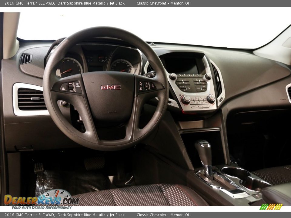 2016 GMC Terrain SLE AWD Dark Sapphire Blue Metallic / Jet Black Photo #6
