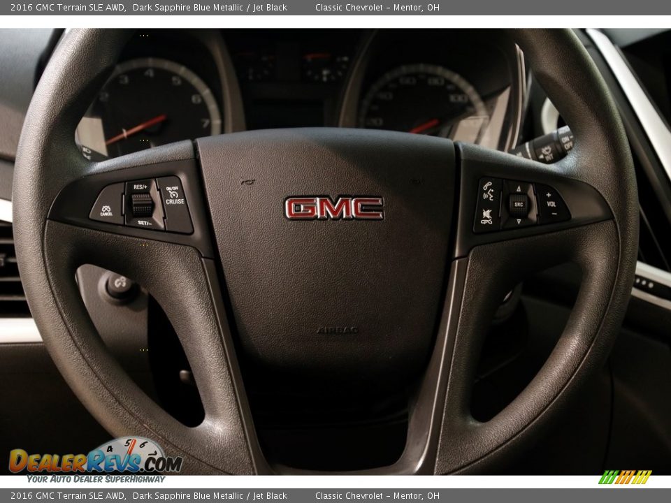 2016 GMC Terrain SLE AWD Dark Sapphire Blue Metallic / Jet Black Photo #7