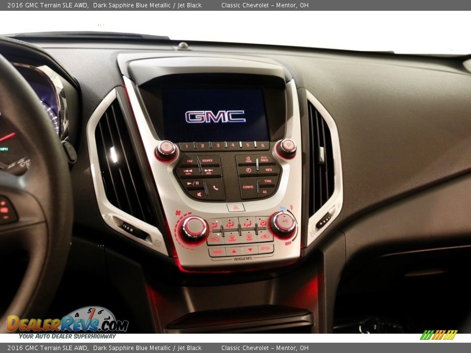 2016 GMC Terrain SLE AWD Dark Sapphire Blue Metallic / Jet Black Photo #9