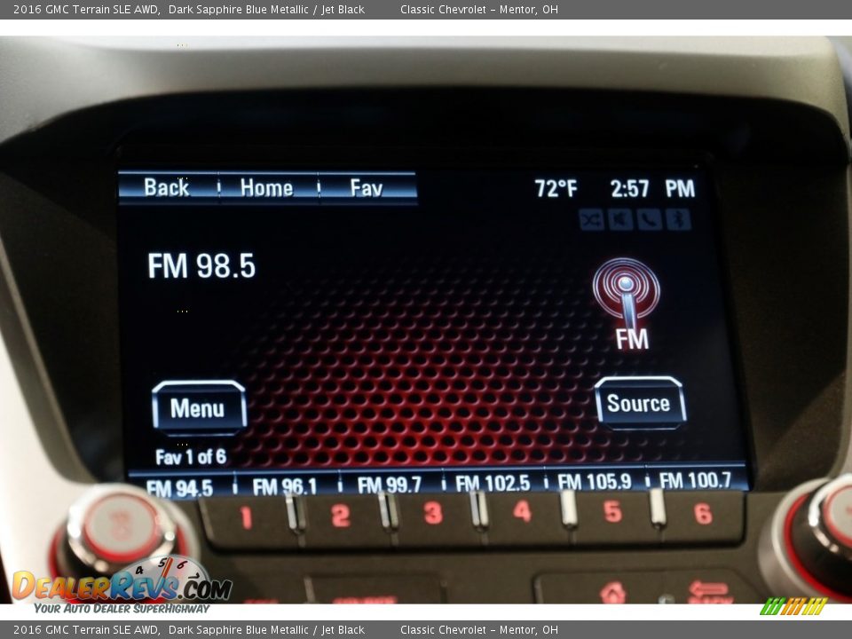 2016 GMC Terrain SLE AWD Dark Sapphire Blue Metallic / Jet Black Photo #10