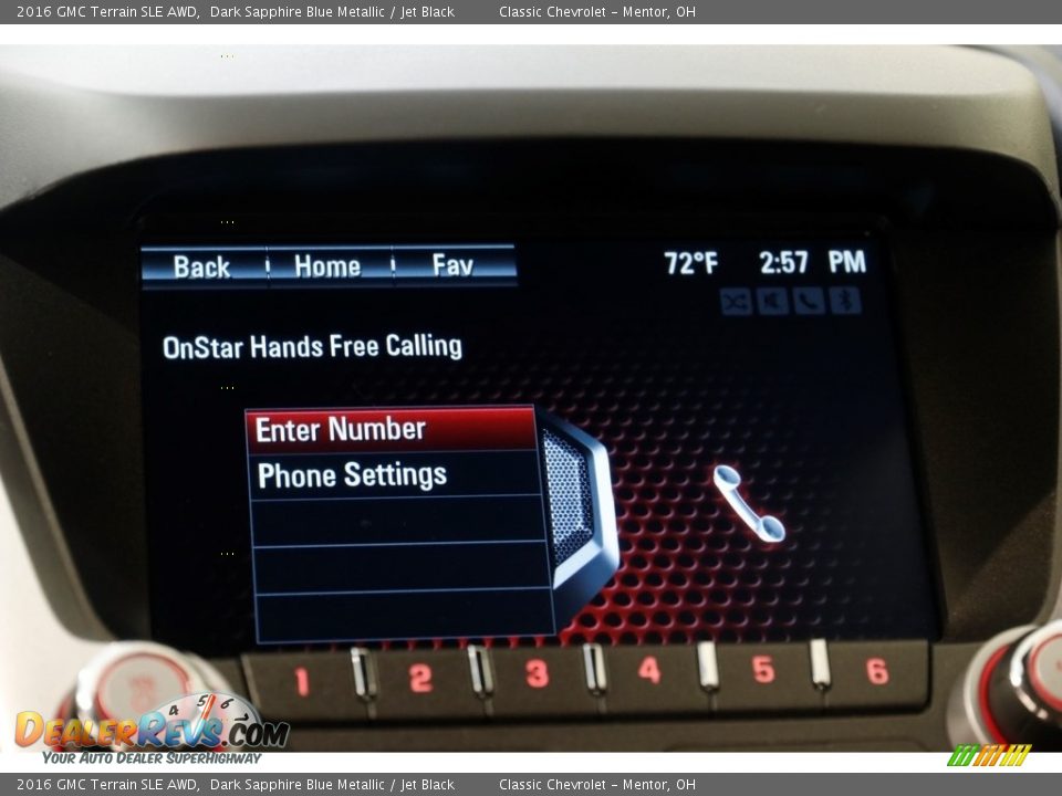 2016 GMC Terrain SLE AWD Dark Sapphire Blue Metallic / Jet Black Photo #11