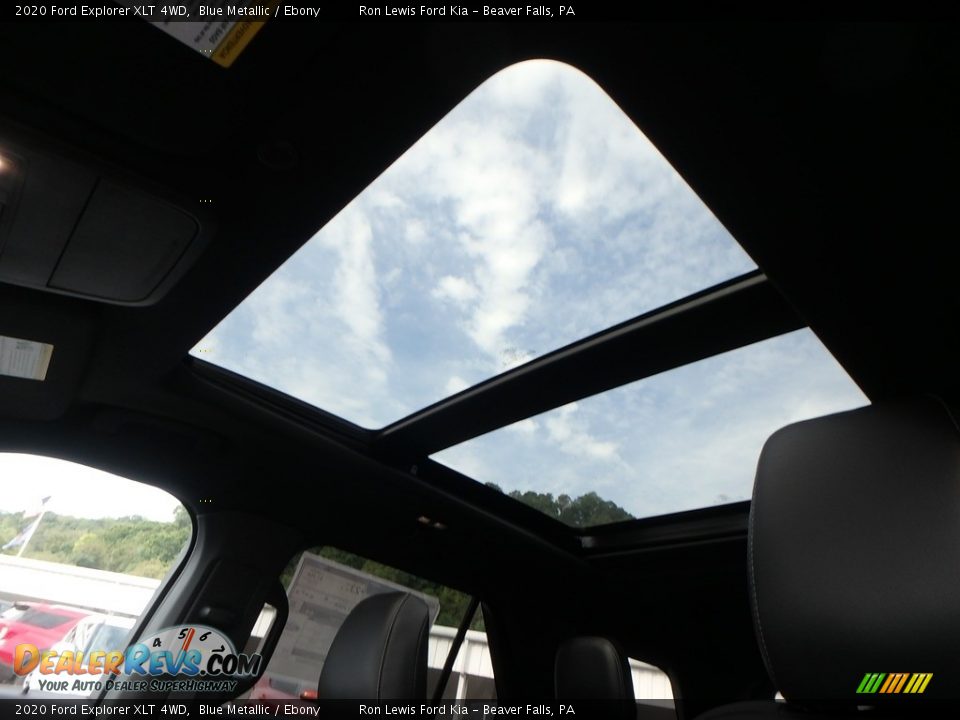 2020 Ford Explorer XLT 4WD Blue Metallic / Ebony Photo #13