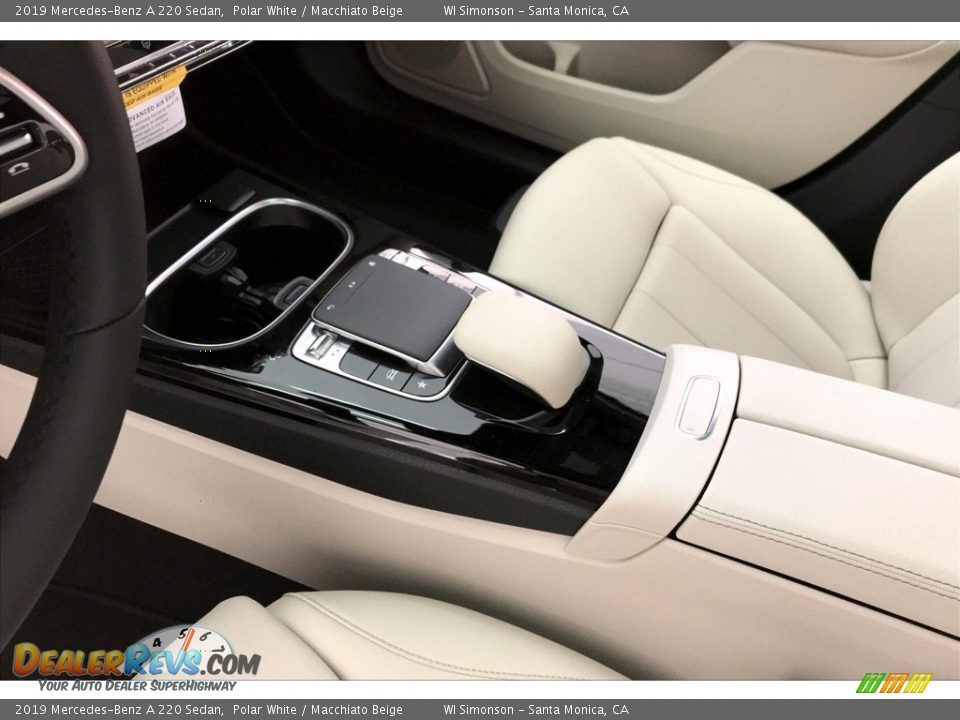 2019 Mercedes-Benz A 220 Sedan Polar White / Macchiato Beige Photo #7