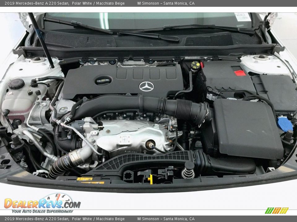 2019 Mercedes-Benz A 220 Sedan Polar White / Macchiato Beige Photo #8