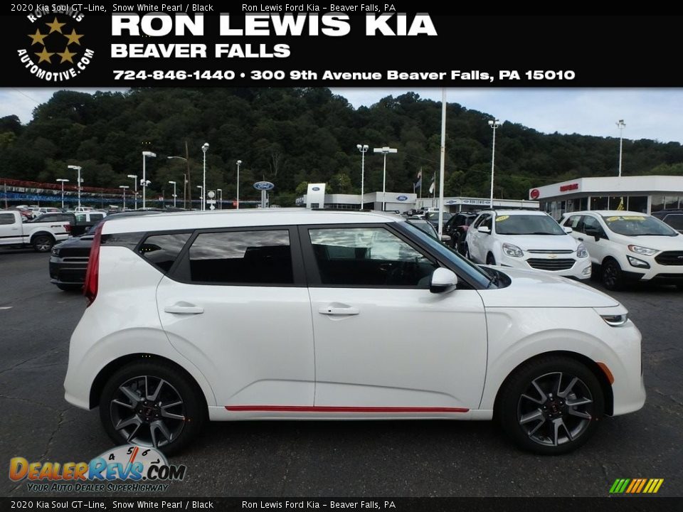 2020 Kia Soul GT-Line Snow White Pearl / Black Photo #1