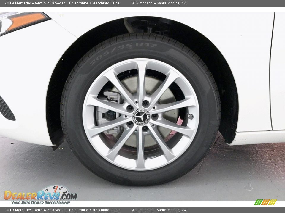 2019 Mercedes-Benz A 220 Sedan Polar White / Macchiato Beige Photo #9