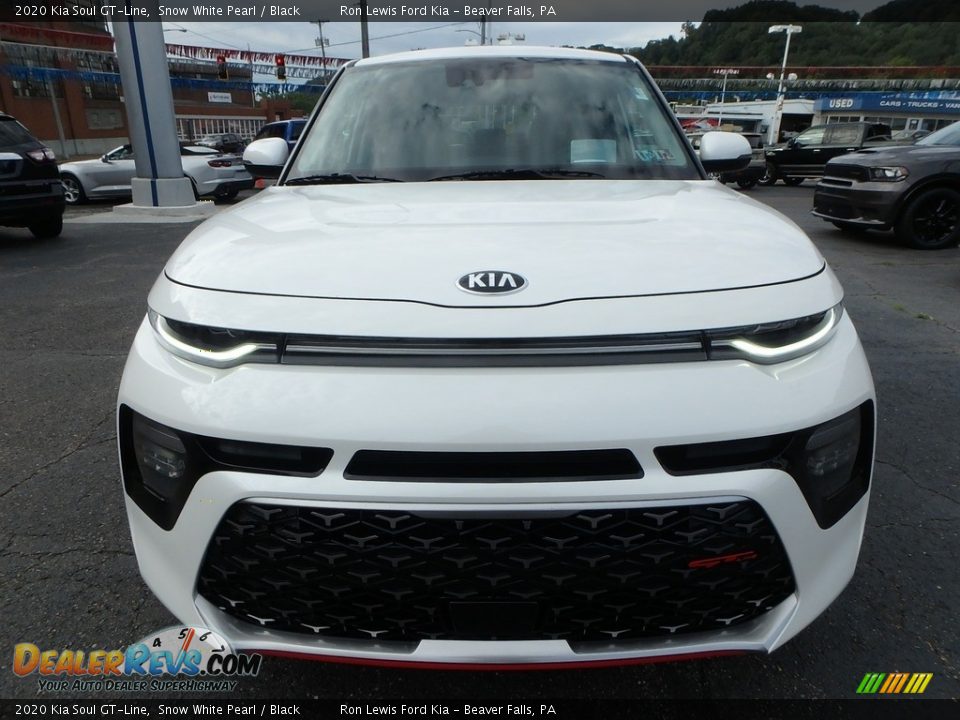 2020 Kia Soul GT-Line Snow White Pearl / Black Photo #8