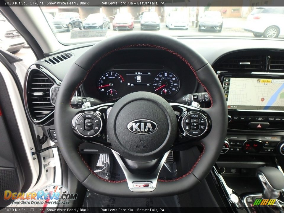 2020 Kia Soul GT-Line Steering Wheel Photo #17