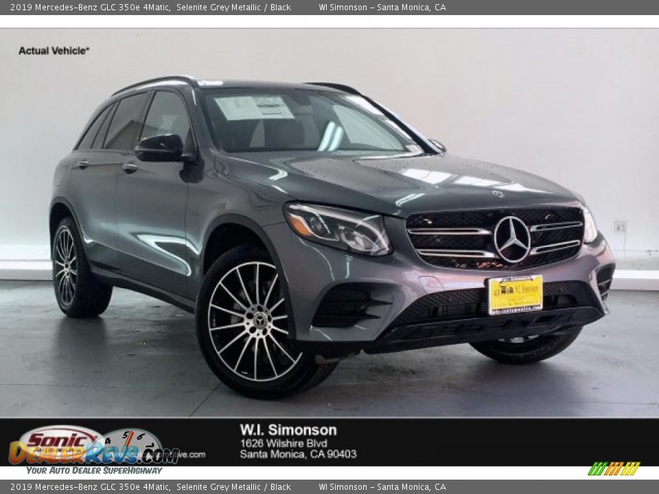 2019 Mercedes-Benz GLC 350e 4Matic Selenite Grey Metallic / Black Photo #1