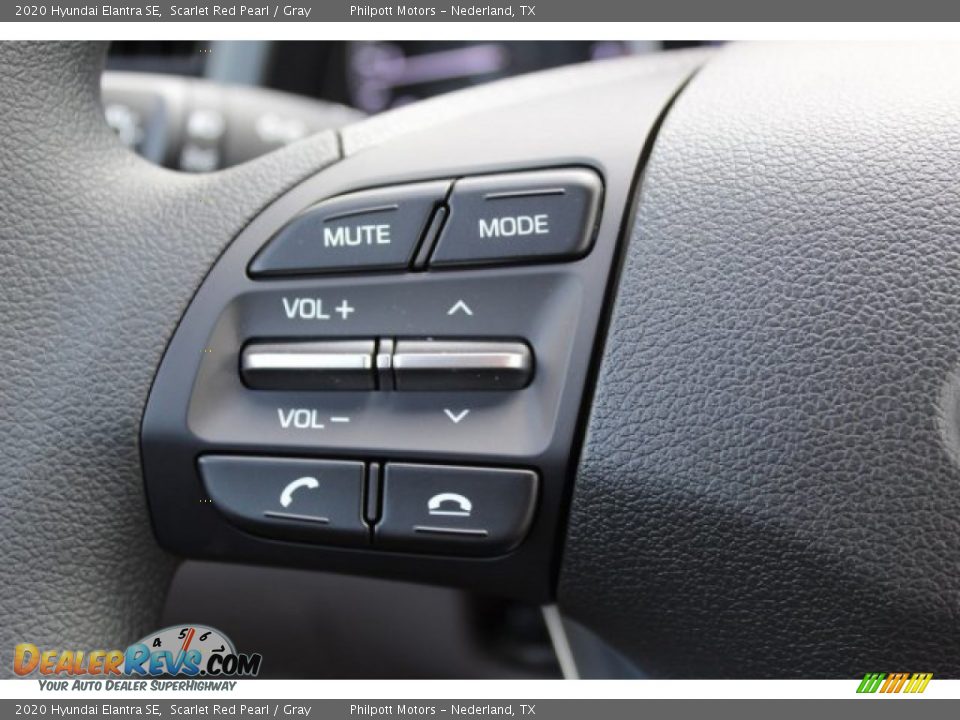 2020 Hyundai Elantra SE Scarlet Red Pearl / Gray Photo #12