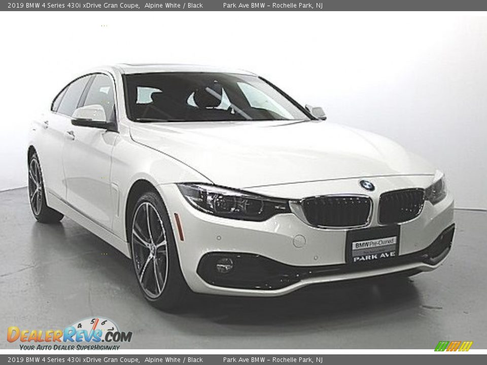2019 BMW 4 Series 430i xDrive Gran Coupe Alpine White / Black Photo #5